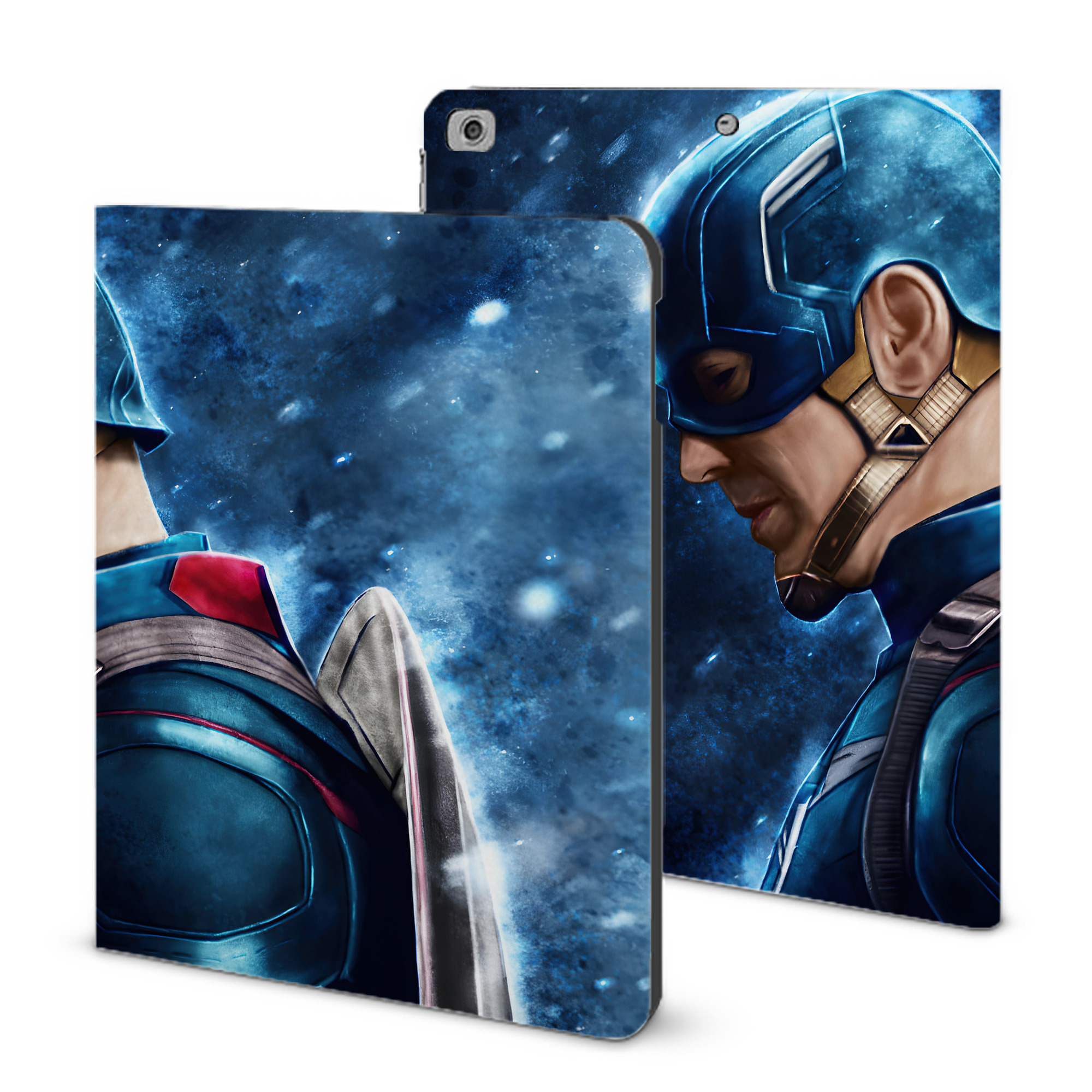 （画像用） アベンジャーズ The Avengers IPad ケース ブック型 PUレザー TPU 耐衝撃 軽量 薄型 ペン収納なし 全面保護 IPad 各モデル対応